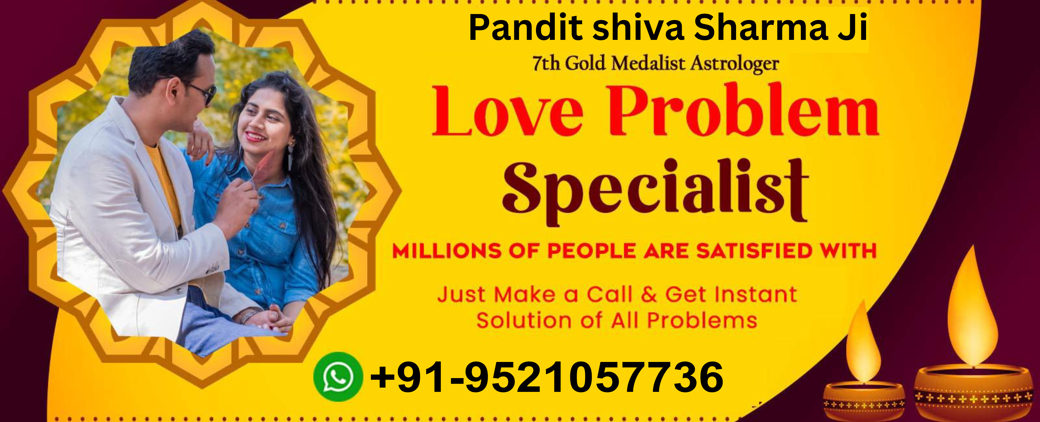 World Famous Astrologer Pandit shiva Sharma Ji +91-9521057736
